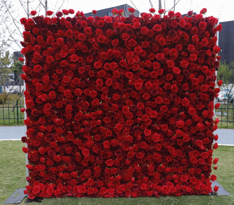 8*8ft 10*10ft Modern Style Silk Flower Wall Artificial Flowers Wall Decoration for Wedding or Home Home Decor
