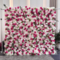 Artificial Flowers for Restaurant Wall Decoration Oem Luxurious Beautiful Silk Flowers Wall Backdrop for Wedding Party Home