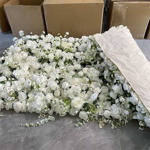 Backdrop Wall Flowers 3d Decorative Flower Wall Panels Cloth 8x8 Flower Wall Decor for Wedding