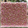 Cream Blush Pink Artificial Rose Peony Flower Wall Backdrop for Wedding Photo Booth Studio Party Event Decoration