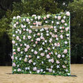 Elegant 3D Green Floral Walls with Leaf and Grass Accents Fresh Refined Photo Backdrops for Weddings Special Events