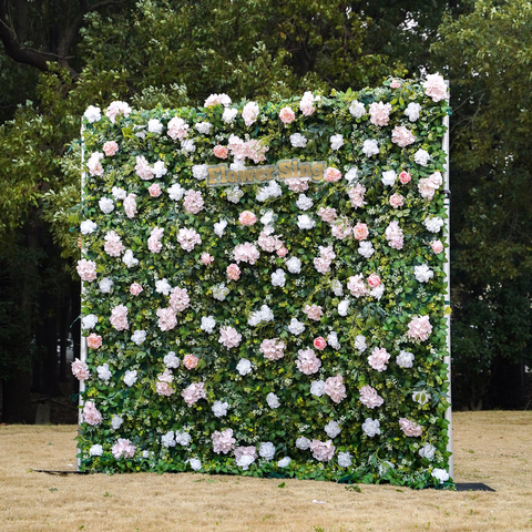 Elegant 3D Green Floral Walls with Leaf and Grass Accents Fresh Refined Photo Backdrops for Weddings Special Events
