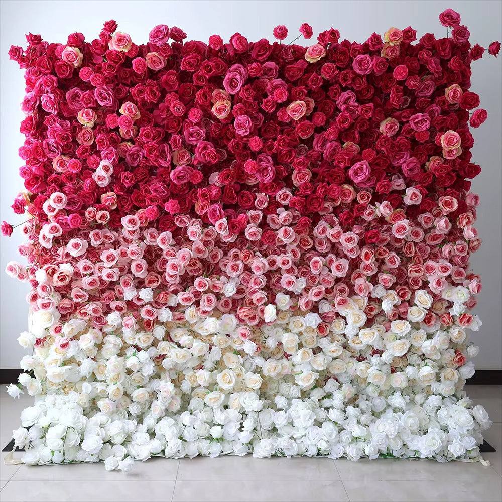 Flower Wall Gradient pink Background Wall