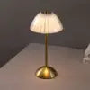 Modern Atmosphere Lamp Rechargeable Crystal Touch Dimming Led Table Lamp Atmosphere Read Lamp for Bedroom Restaurant bar
