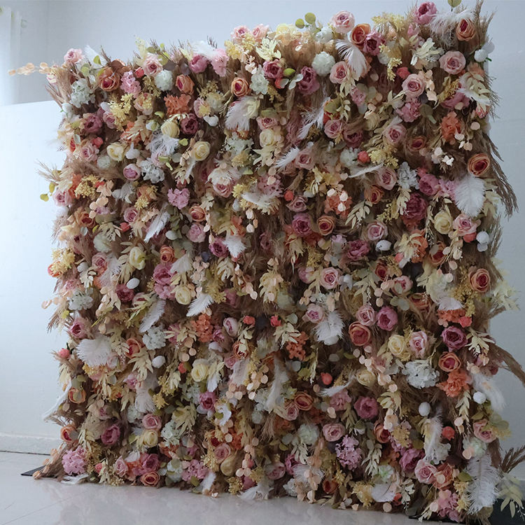 Outdoor Environmental Decoration Flower Decorative Artificial Flower Wall Backdrop Centerpiece Flower