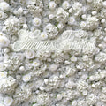 Wedding Decoration Fabric Floral Background Wall Forest White Flower Walls for Events Customized Production Wedding