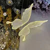 Free-standing Butterfly Large Warm White Led Light Wedding Lighted Butterfly
