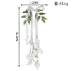 2026 Trendy Pearl Handle Bridal Bouquet Handheld Calla Lily Artificial Wedding Flower Photo Prop Flowery Artificial Flower