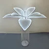 Wedding Stage Decor LED Large Leaf Road & Organza with Crystal Tassel Luminous Floor Aisle Light for Banquet & Party Event Decor