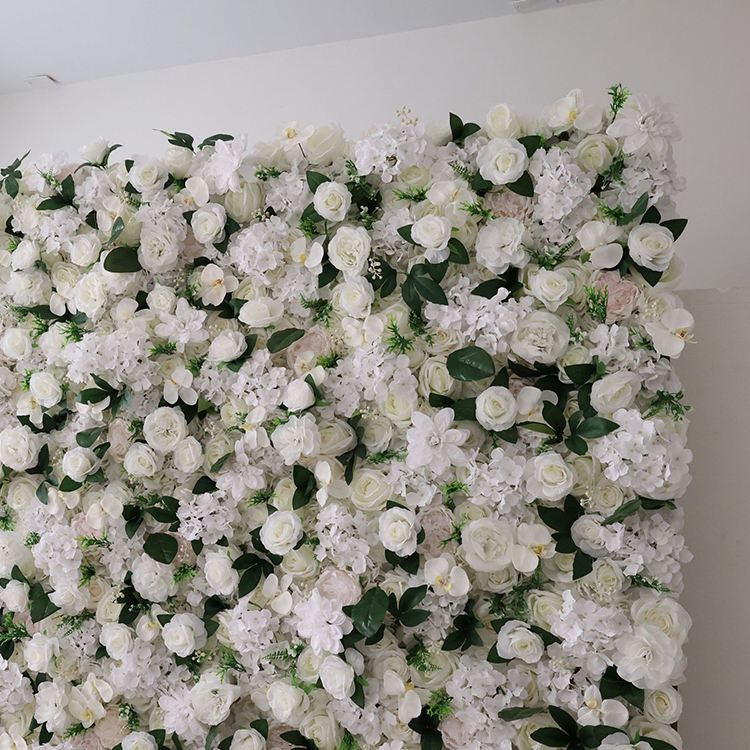 Competitive Price Artificial Rose Flower Wall Floral Party Decor for Reception of Wedding
