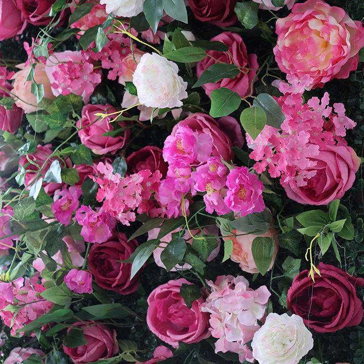 High Density Single Panel Artificial Flowers Wedding Supplier Centerpiece Flower with Free Combination