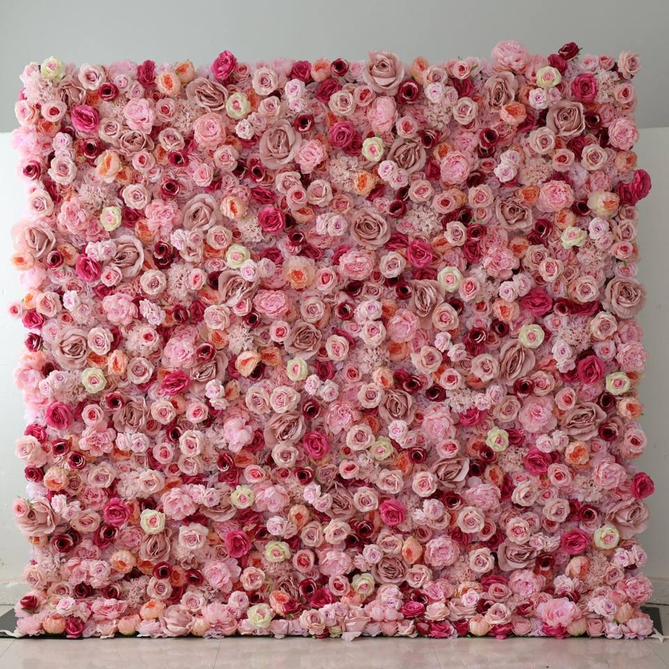 New Artificial Flower Wall Flower Wall Backdrop for Wedding Decoration