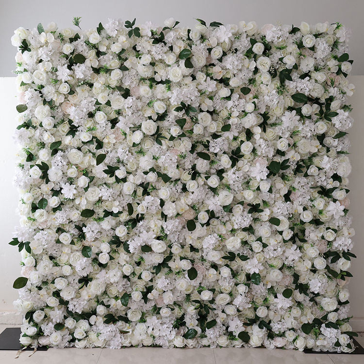 Competitive Price Artificial Rose Flower Wall Floral Party Decor for Reception of Wedding