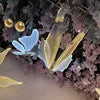 Free-standing Butterfly Large Warm White Led Light Wedding Lighted Butterfly