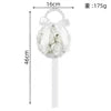 2026 Trendy Pearl Handle Bridal Bouquet Handheld Calla Lily Artificial Wedding Flower Photo Prop Flowery Artificial Flower