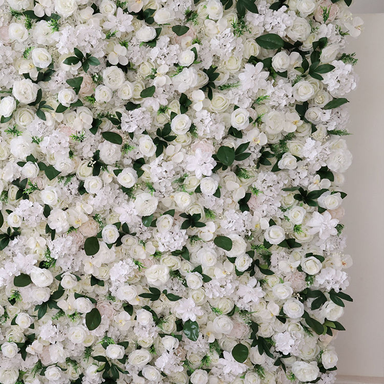 Competitive Price Artificial Rose Flower Wall Floral Party Decor for Reception of Wedding
