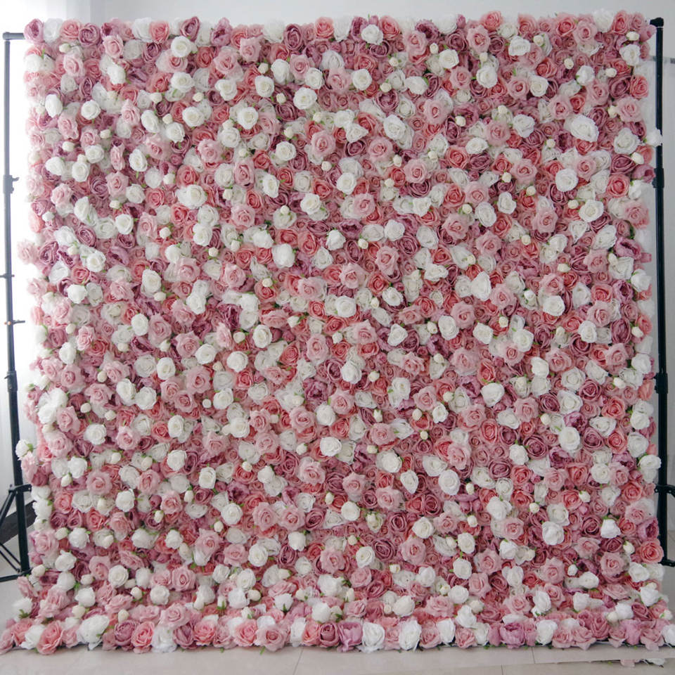 Artificial Flowers Rose Cloth Under Flower Wall Background Wall Shop Decoration Wedding Decoration Flower Wall
