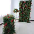 Wedding Event Party Realistic Flower Wall Backdrops Handmade 5D Flower Arrangements Centerpiece Decorations