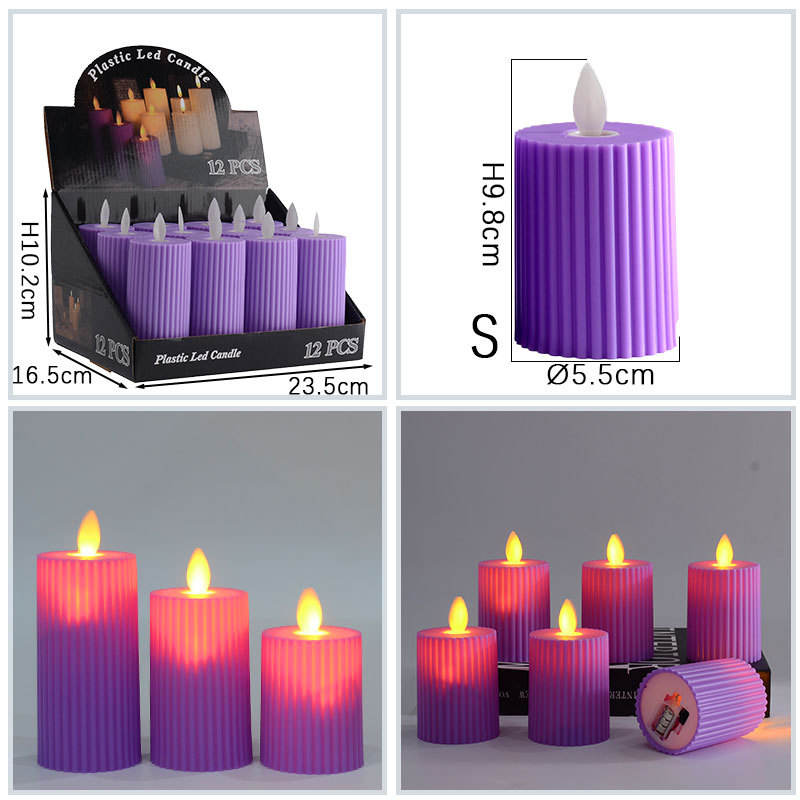 Led Electronic Candle Light Birthday Party Simulation Bullet Head Secret Candles Room Home Decoration Free Shipping