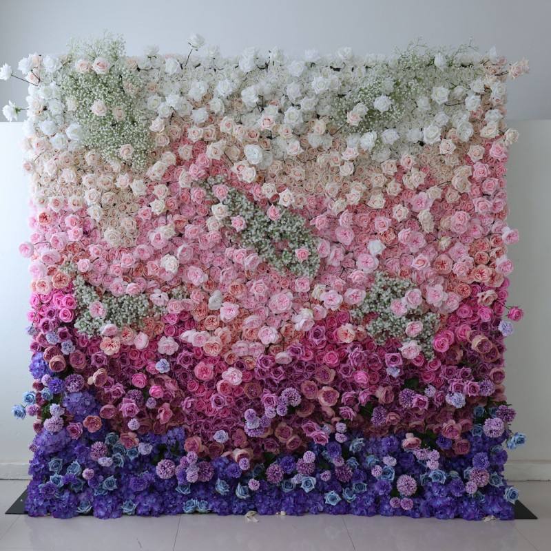 New Artificial Flower Wall Flower Wall Backdrop for Wedding Decoration