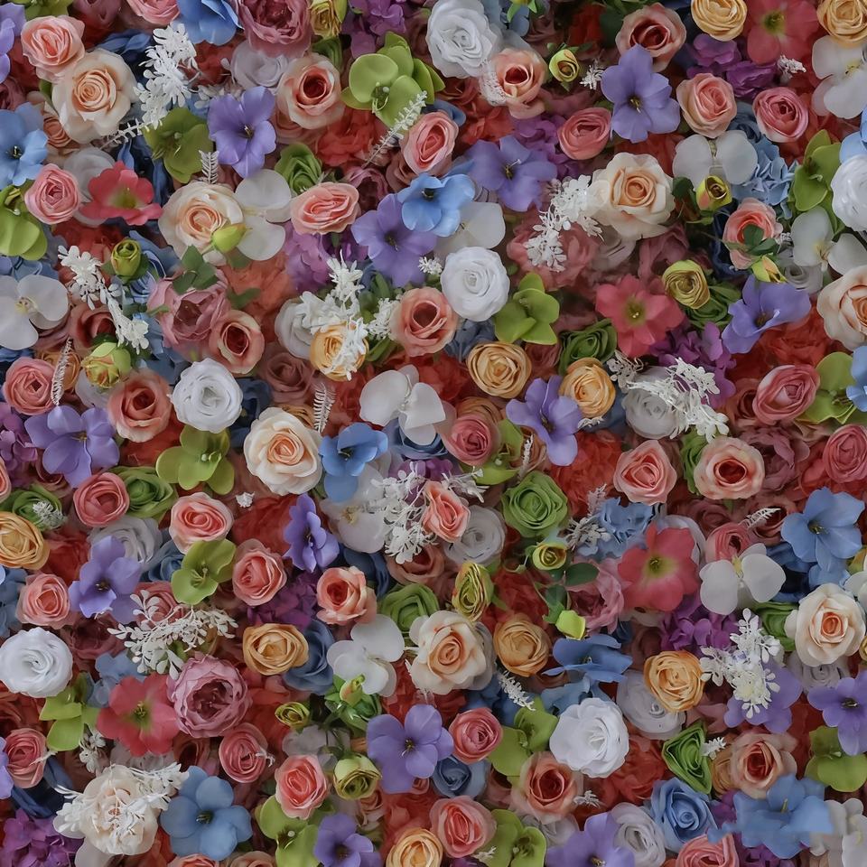 Realistic Artificial Roll-up Wall Rose Ball, Fabric Wall for Wedding Background, Outdoor Wedding Photography Props