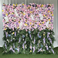 Pink Artificial Flower Wall Greenery Wisteria Cascade Backdrop for Wedding Photo Booth Studio Party Event Decor