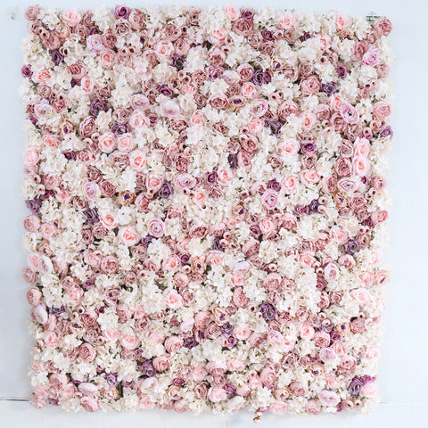 Wedding Events Stage Decorative Popular Pink Blue Green Flower Wall Backdrop