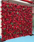 High Quality Artificial 5D Rose Flower Wall of Wedding Backdrop