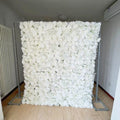 Wholesale White Rose Hydrangea Silk Flower Artificial Backdrop Wall for Wedding Decoration